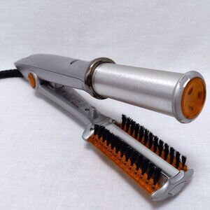 Instyler Rotating Iron 1 1/4" Titanium Straightens Curls #IS1001 Tested